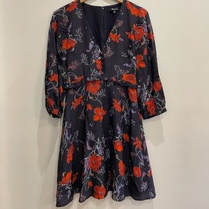 Madewell Silk Mini Ruffle Dress